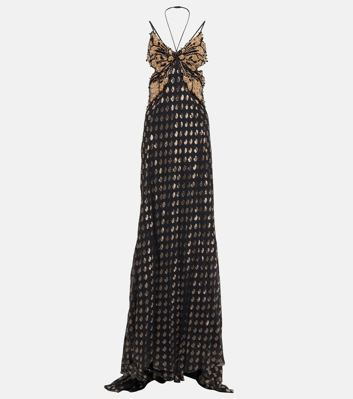 Etro Embellished silk chiffon gown Etro
