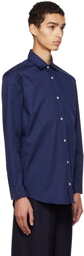 Drôle De Monsieur Navy 'La Chemise NFPM' Shirt