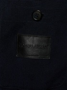 GIORGIO ARMANI Washed Cupro Buttoned Jacket