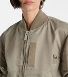 Sacai Cropped bomber jacket