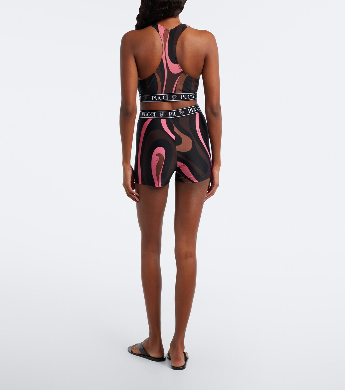 Pucci Marmo jersey sports bra
