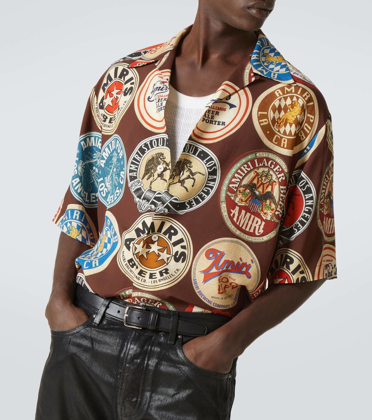 Amiri Coasters bowling shirt
