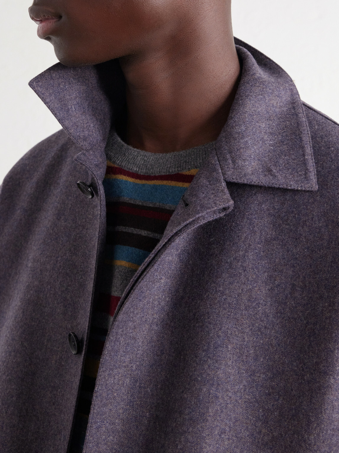 Caruso - Wool and Cashmere-Blend Blouson Jacket - Purple