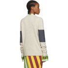 JW Anderson Off-White Jacquard Animal Sweater