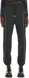 Eckhaus Latta Gray Paneled Lounge Pants