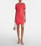 Valentino Crepe Couture embellished minidress