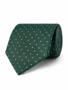 Dunhill - 9.5cm Polka-Dot Silk-Jacquard Tie