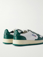 Autry - Medalist Two-Tone Leather Sneakers - Green