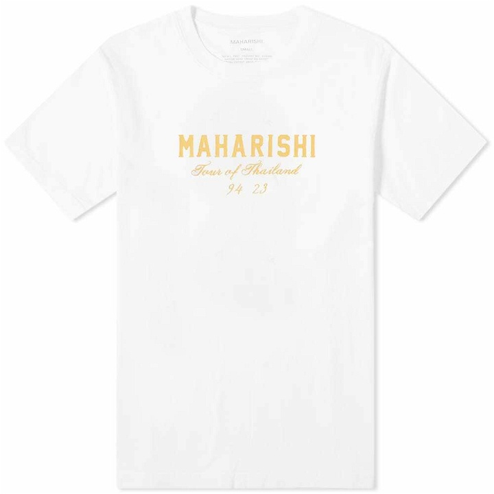 Photo: Maharishi Men's Temple Naga T-Shirt in White