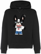 DSQUARED2 Cool Fit Cotton Dog Print Hoodie