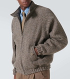 Auralee Herringbone wool tweed blouson