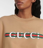 Gucci Logo cotton jersey sweatshirt