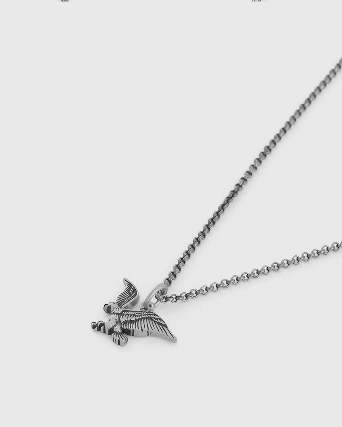 Serge DeNimes Silver Eagle Necklace silver Mens Jewellery