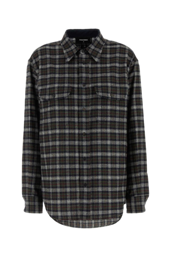 Photo: Dsquared2 Embroidered Flanel Shirt