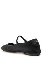 Aeyde Uma Pony Hair Mary Jane Flats Black