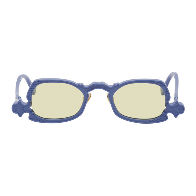 Photo: Grey Ant Blue Arsenic Oval Sunglasses