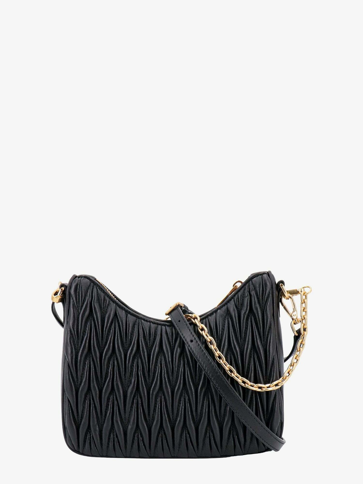 品良く着こなすため Black Bag Shoulder Miu Miu Womens Miu Miu バッグ