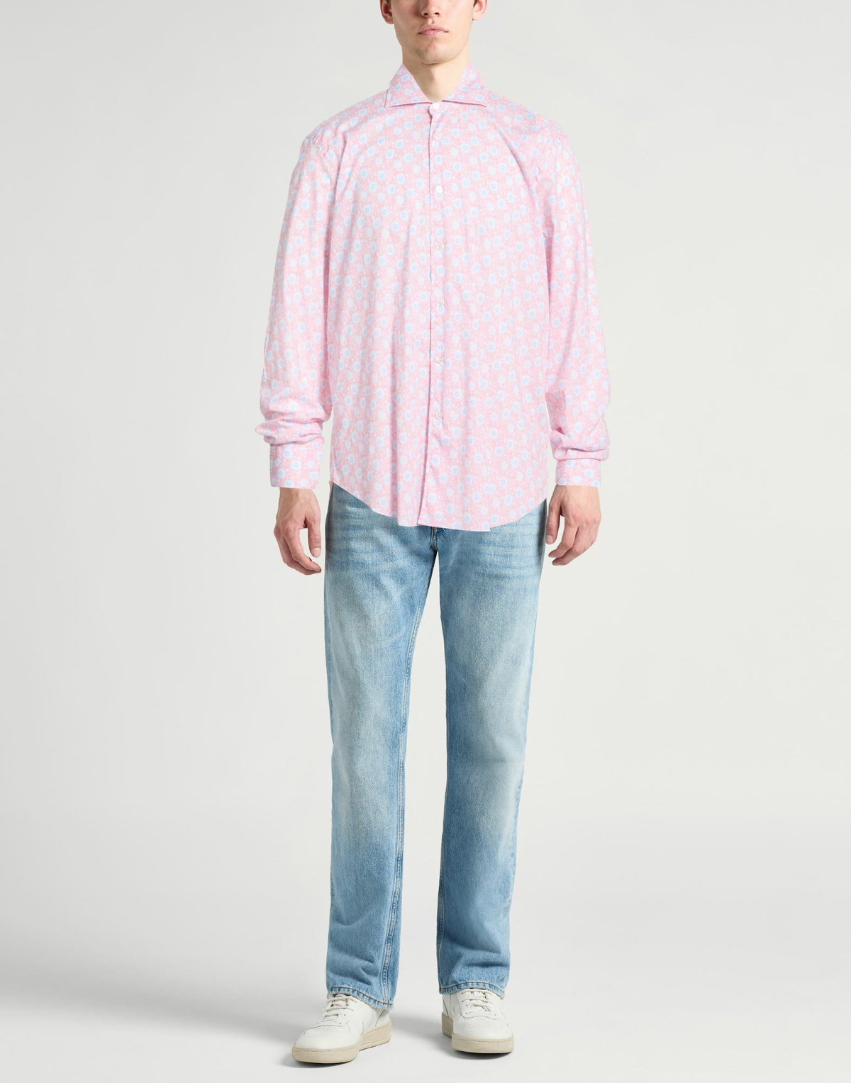Fedeli Mens Shirt Light in Pink