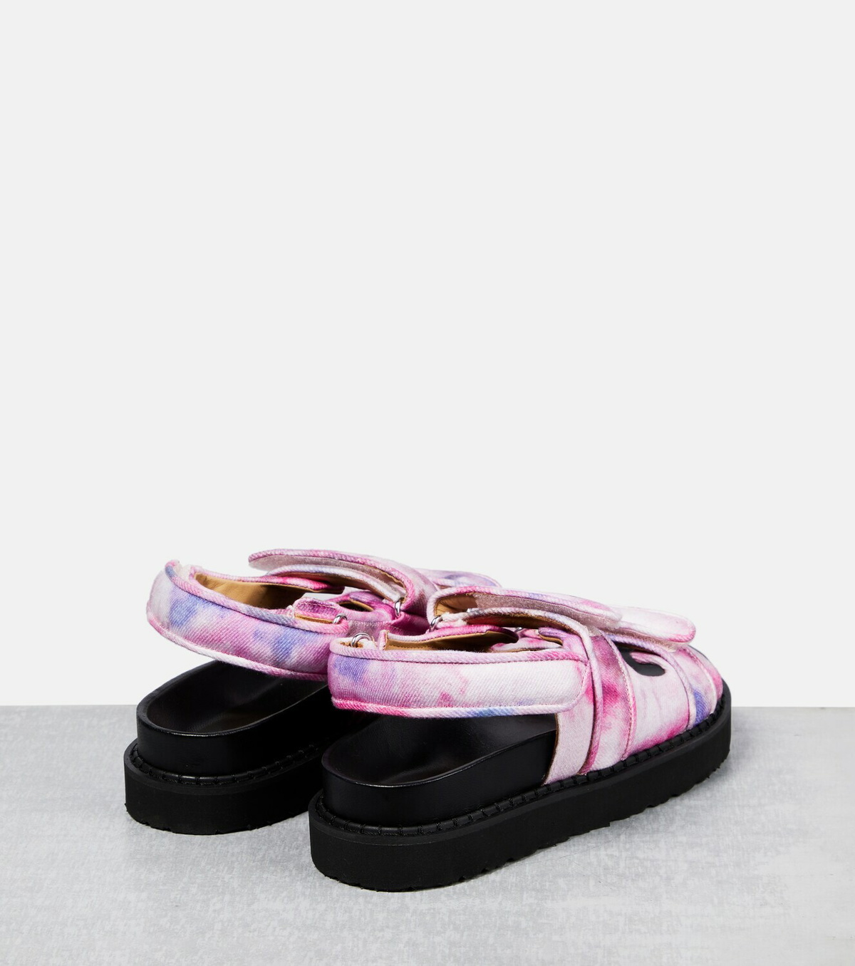 VIP【関税送料無料】希少 ISABEL MARANT BLUE AND PINK SANDALS Isabel Marant - Madee tie-dye cotton sandals Isabel Marant