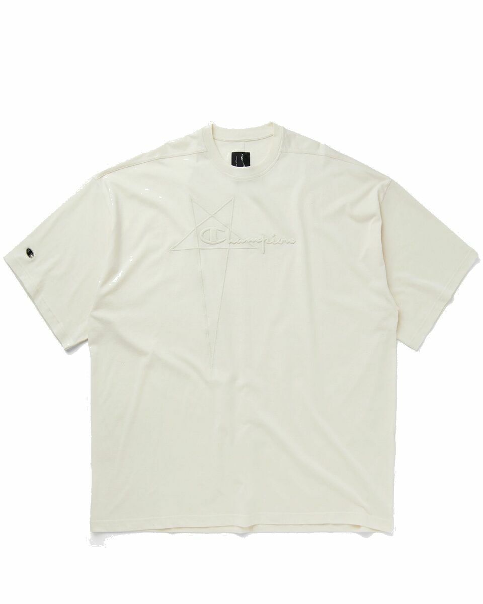 Photo: Rick Owens X Champion Tommy Tee White - Mens - Shortsleeves