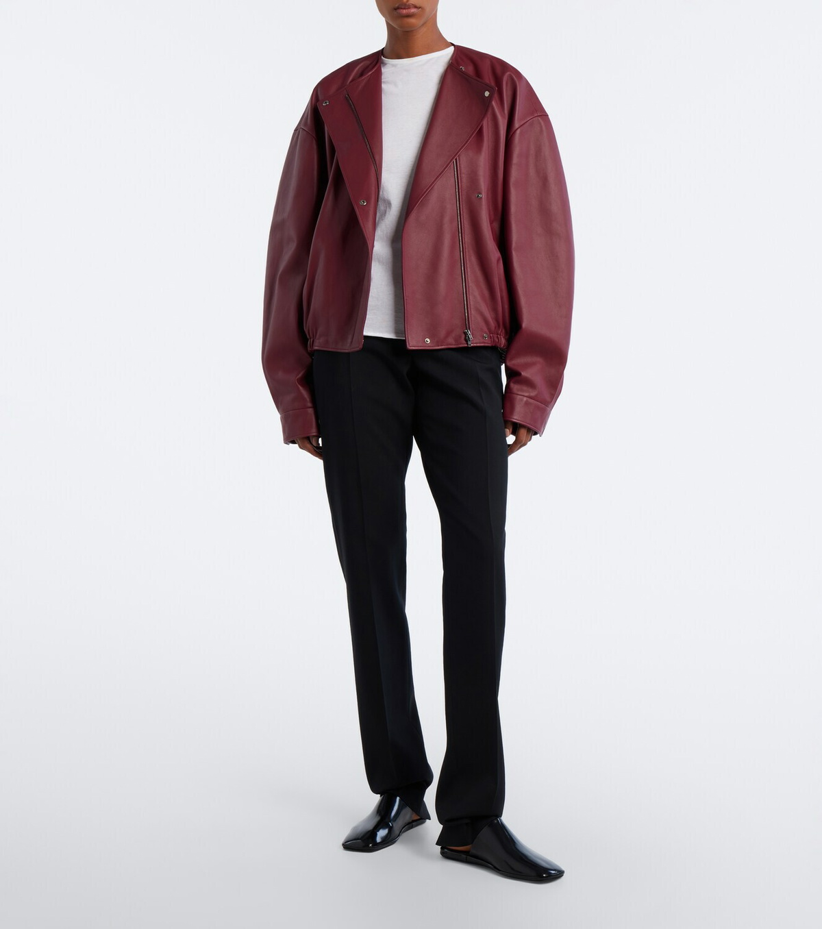 Calvin Klein Collection Estelle leather jacket