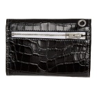 Sunnei Black Croc Wallet