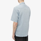 Sunflower Men's Stripe Short Sleeve Shirt in Light Blue