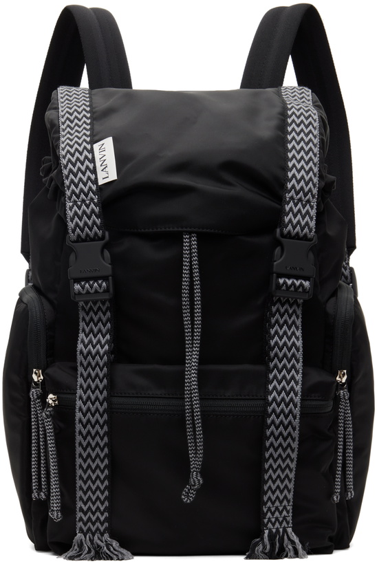 Photo: Lanvin Black Curb Nylon Backpack