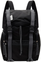 Lanvin Black Curb Nylon Backpack