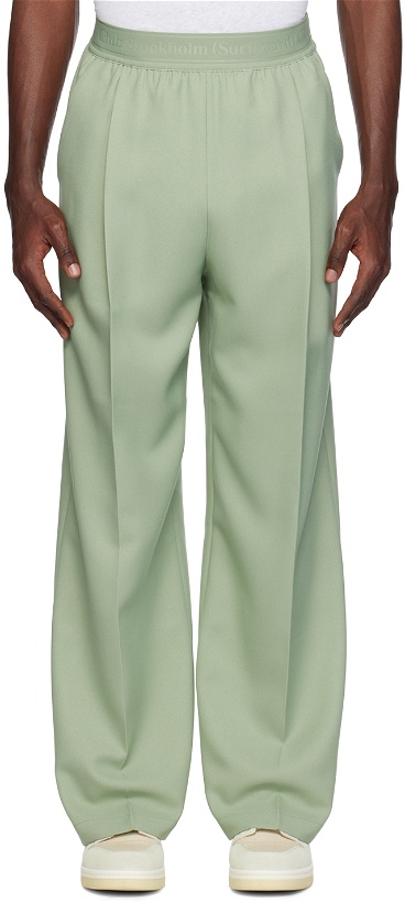 Photo: Stockholm (Surfboard) Club Green Relaxed-Fit Trousers