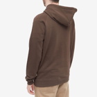 Foret Men's Maple Logo Hoody in Dark Brown/Khaki