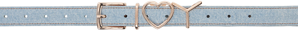 Y/Project Blue Y Heart 25mm Belt Y/Project