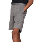 Thom Browne Grey Stripe Unconstructed Shorts