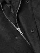Auralee - Oversized Padded Wool Coat - Black