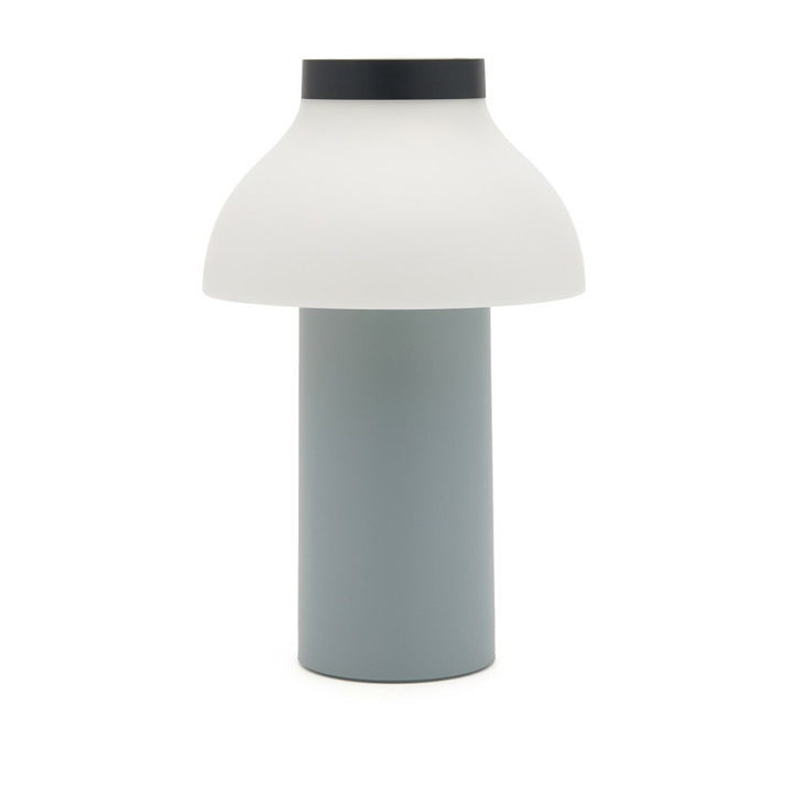 Photo: HAY PC Portable Lamp No 2 in Slate Blue 