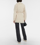 Golden Goose - Embellished jacquard knit cardigan