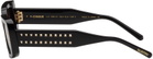 Valentino Garavani Black V-Cinque Sunglasses