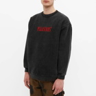 Pleasures Men's Sour Washed Crew Sweat in Black