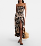 Johanna Ortiz Nuevo Destino printed midi skirt