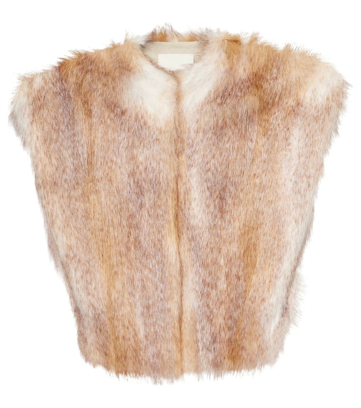 Photo: Isabel Marant Alexina faux fur vest
