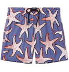 Vilebrequin - Mahina Mid-Length Printed Swim Shorts - Men - Navy