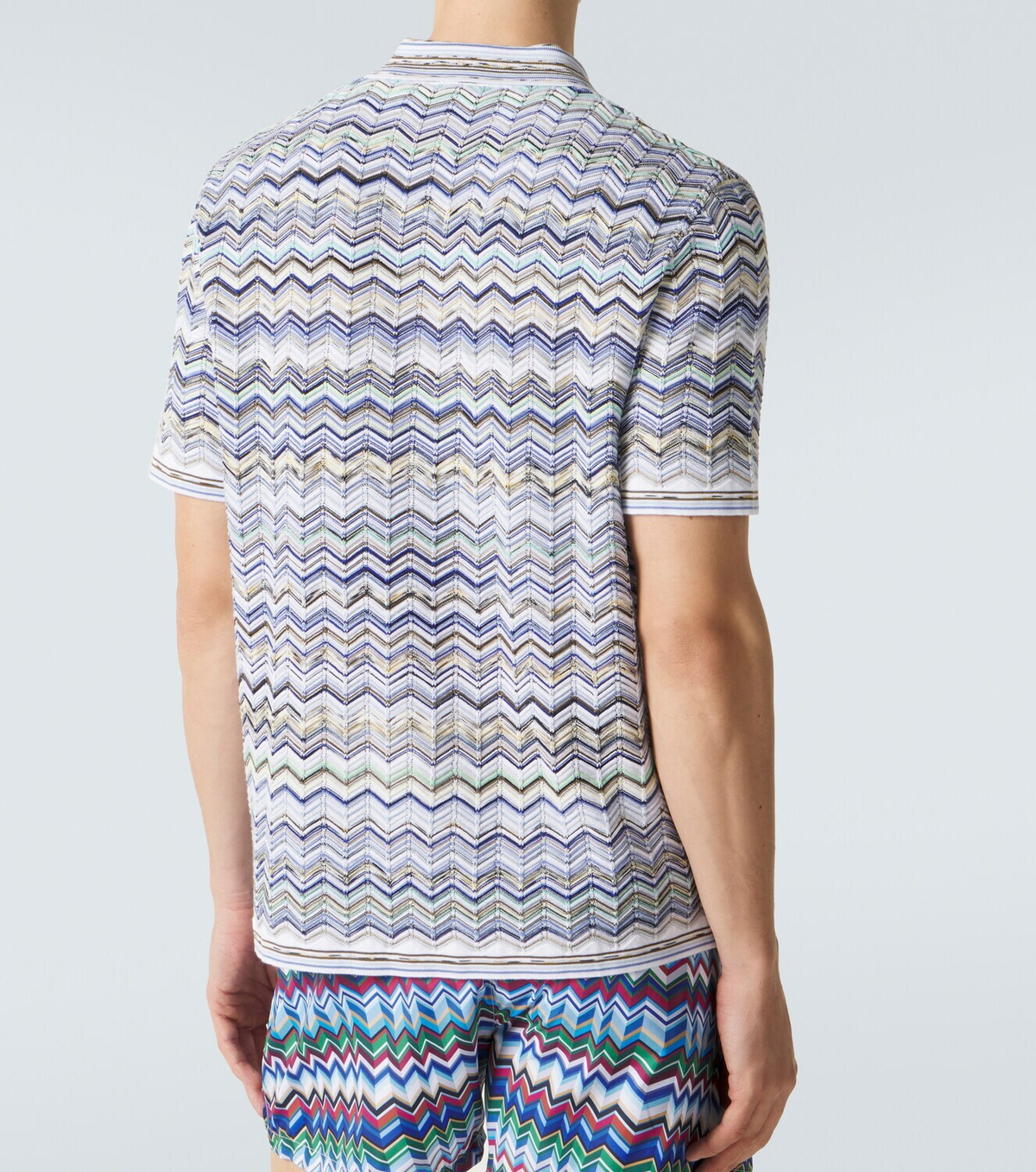 Missoni Zigzag cotton polo shirt