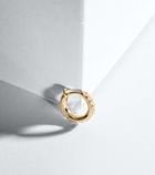 Spinelli Kilcollin Micro Hoop Mini 18kt gold single earring with diamonds