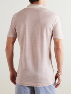 Orlebar Brown - Felix Linen-Jersey Polo Shirt - Pink