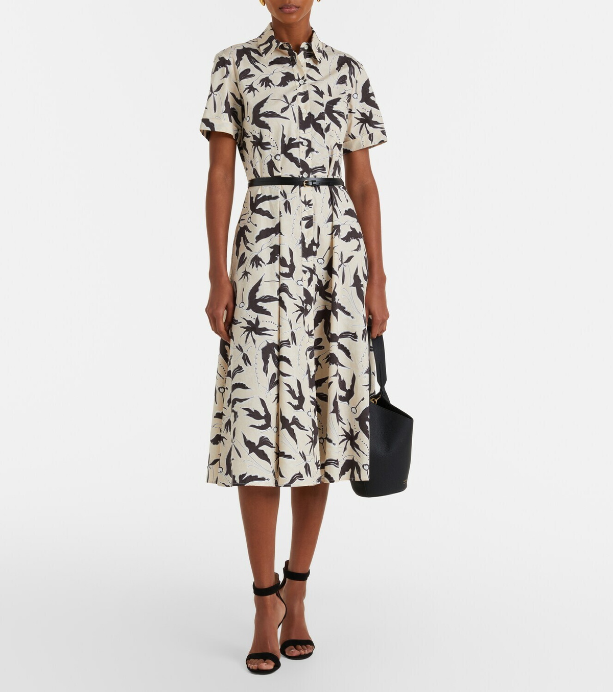 Altuzarra Kiera printed cotton-blend shirt dress