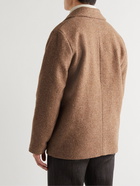 Séfr - Keith Herringbone Virgin Wool-Blend Jacket - Brown