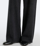 Jardin des Orangers Virgin wool and cashmere wide-leg pants