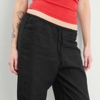 Deiji Studios Women's Double Waist Linen Pants in Black