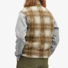 Pendleton Men's Stand Vest in Beige/Ivory
