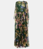 Dolce&Gabbana Garden silk chiffon gown